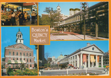 America Postcard - Quincy Market, Boston, Massachusetts  SW18960