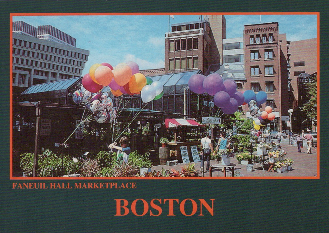 America Postcard - Quincy Market, Boston, Massachusetts  SW18962