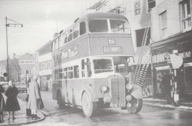 Road Transport Postcard - Daimler Bus No 123 Leaving Bull Ring  SW18978