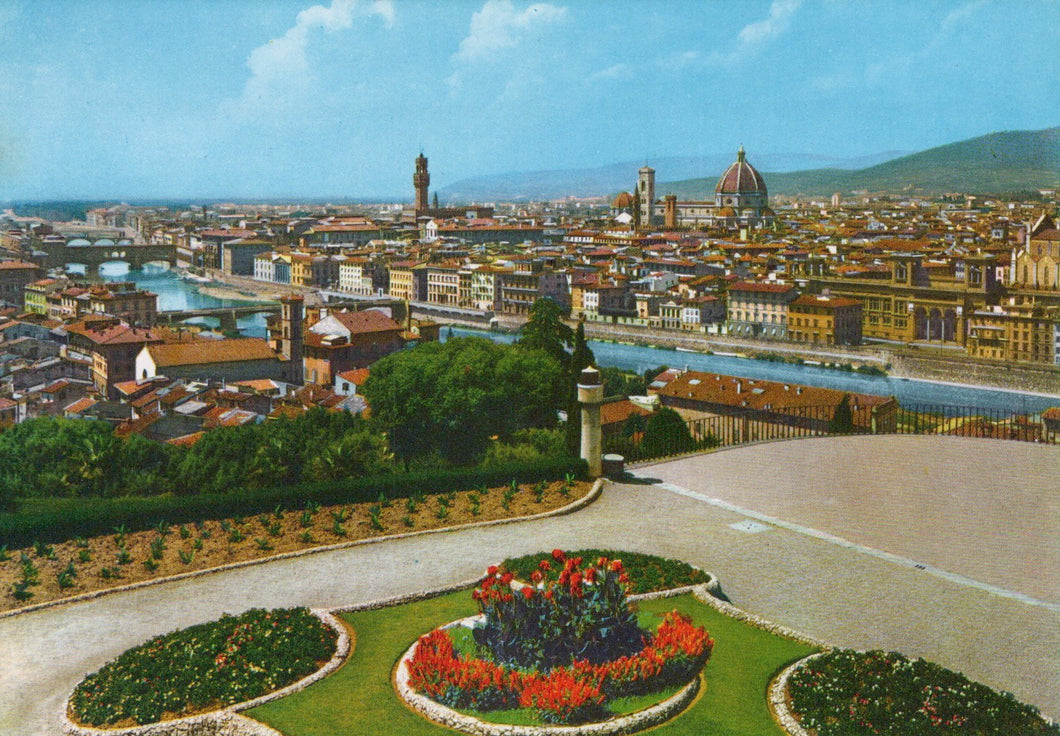 Italy Postcard - Panorama of Firenze, Florence   SW18989