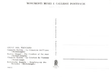 Load image into Gallery viewer, Vatican City Postcard - Sixtine Chapel, The Creation of The Man  SW19020
