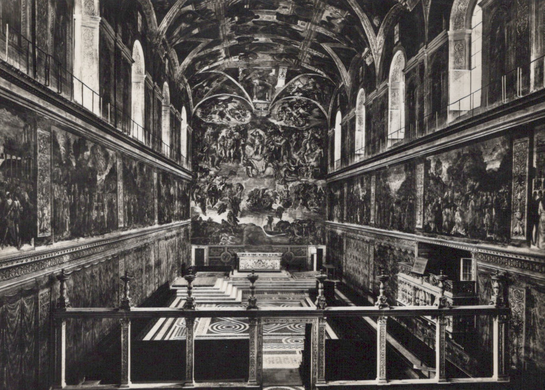Vatican City Postcard - Sixtine Chapel Interior   SW19022