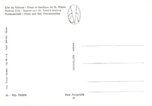 Load image into Gallery viewer, Vatican City Postcard - Square and St Peter&#39;s Basilica  SW19025
