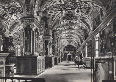 Vatican City Postcard - Library, Sixtine V's Hall  SW19026