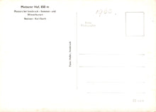 Load image into Gallery viewer, Austria Postcard - Mutterer Hof, Mutters Bei Innsbruck   SW19045
