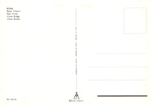 Load image into Gallery viewer, Back of a postcard with text and a logo on a white background
