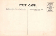 Load image into Gallery viewer, Vintage postcard with text and a small box on a beige background
