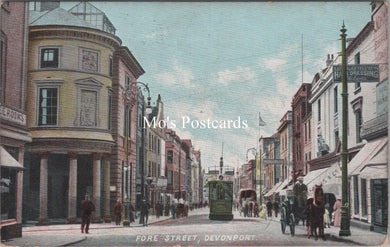 Devon Postcard - Fore Street, Devonport   SX156