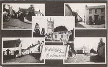 Load image into Gallery viewer, Devon Postcard - Greetings From Exbourne Village  SX167
