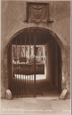 Cumbria Postcard - Entrance To Old Bluecoat School, Kendal   SX171