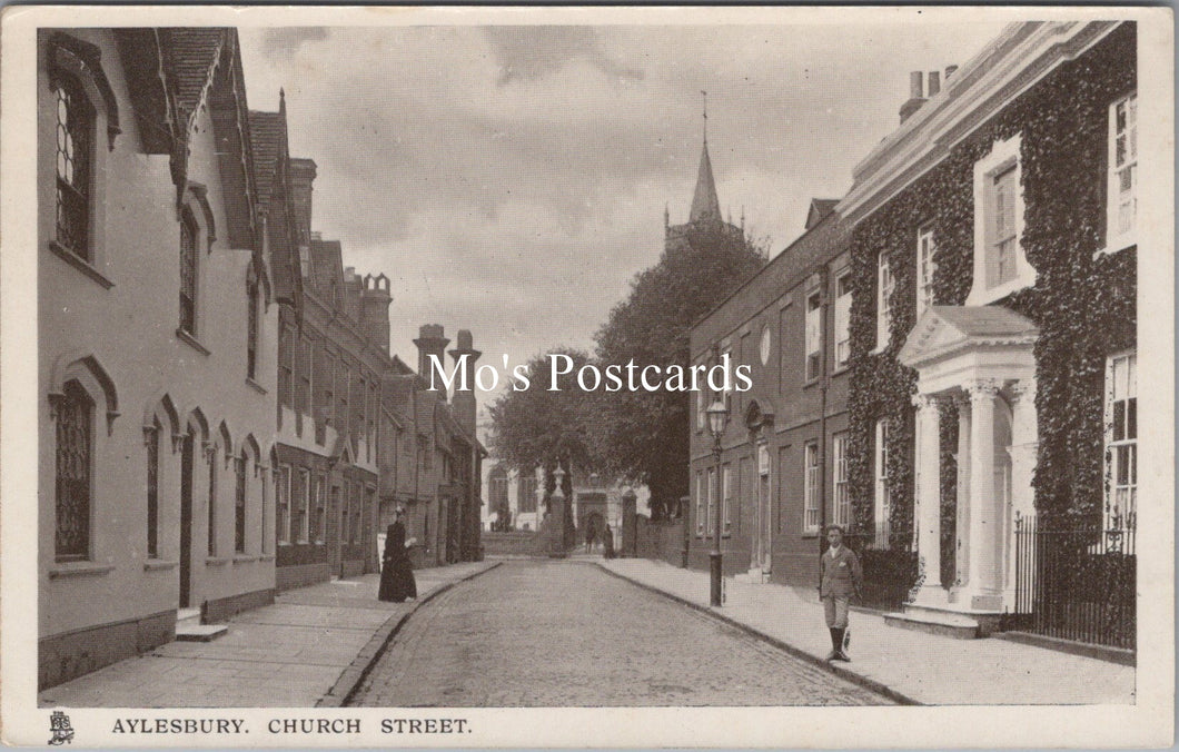 Buckinghamshire Postcard - Church Street, Aylesbury    SX174