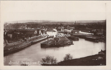 Bristol Postcard - Docks From Rownham Hill  SX215