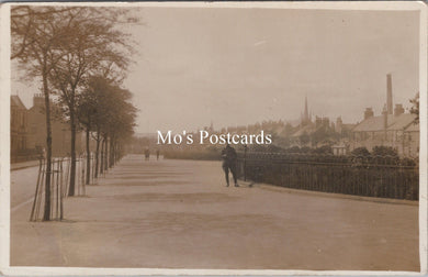 Unknown Location Postcard - Soldier Stood in the Street of a City SW17413