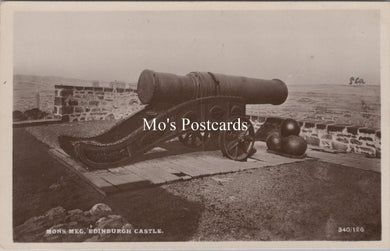 Scotland Postcard - Mon's Meg Canon, Edinburgh Castle  SW17416