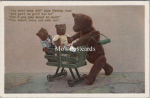 Load image into Gallery viewer, Children&#39;s Toys Postcard - Teddy Bears in a Shopping Trolley   SX138
