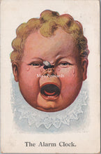 Load image into Gallery viewer, Children Postcard - Child Crying, The Alarm Clock, Fly on Nose.  SX145
