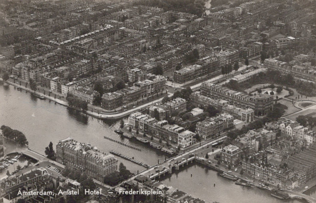 Netherlands Postcard - Aerial View of Amsterdam  VT617