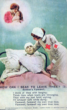 Load image into Gallery viewer, Bamforth Song Card Postcard - How Can I Bear To Leave Thee? (3) SW18359
