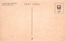 Load image into Gallery viewer, Holiday Postcard - Lyons Tours Are Fun, Drinking at The Bar SW18375
