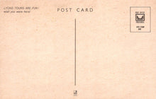 Load image into Gallery viewer, Holiday Postcard - Lyons Tours Are Fun, Restaurant Dining  SW18378
