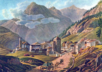 Art Postcard - The Simplon Mailcoach, PTT Museum SW18085