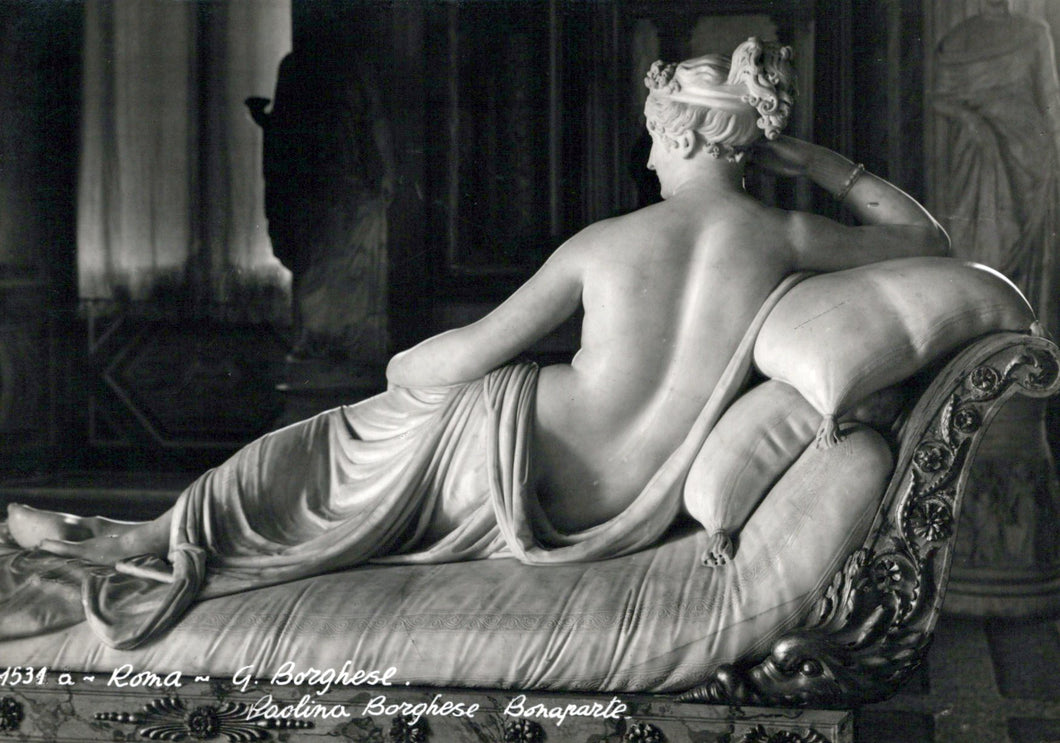 Italy Postcard - Sculpture, Rome, G.Borghese, Paolina Borghese SW18106