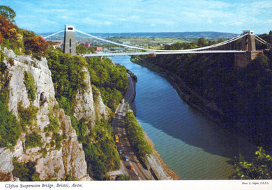 Bristol Postcard - Clifton Suspension Bridge, Avon  SW18135
