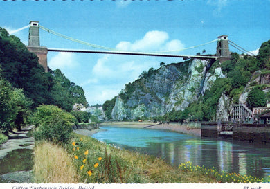Bristol Postcard - Clifton Suspension Bridge, Avon  SW18136