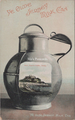 Jersey Postcard - Ye Olde Jersey Milk Can   SW17552