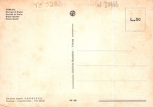 Load image into Gallery viewer, Vintage postcard back with printed text and a logo, featuring a light brown background.
