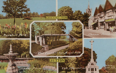 London Postcard - Greetings From Sutton   SW19311