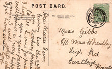 Load image into Gallery viewer, Vintage postcard with handwritten text and a stamp, featuring the word &#39;Sutton&#39;.
