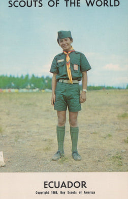 Scouting Postcard - Scouts of The World, Ecuador SW20740