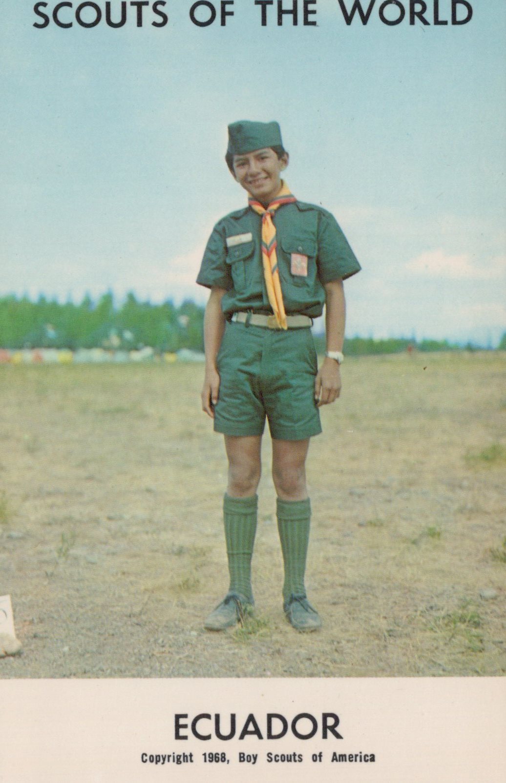 Scouting Postcard - Scouts of The World, Ecuador SW20740