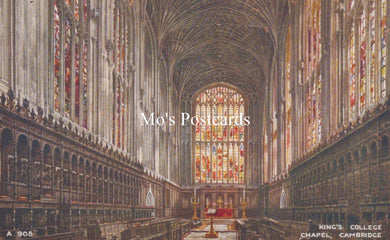 Cambridgeshire Postcard - King's College Chapel, Cambridge  SW19228