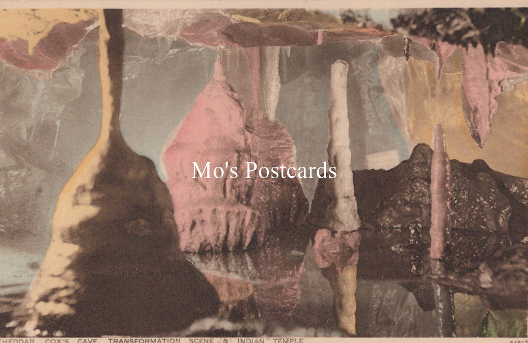 Somerset Postcard - Cheddar, Cox's Cave  SW19236