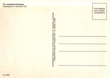 Load image into Gallery viewer, Vintage postcard with text and a gradient background
