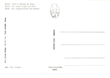 Load image into Gallery viewer, Vintage-style postcard with text and a logo on a white background

