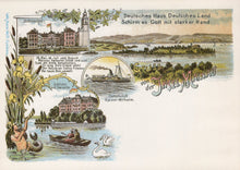 Load image into Gallery viewer, Germany Postcard - Gruss Von Der Insel Mainau  VT321

