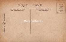 Load image into Gallery viewer, Back of a vintage postcard with &#39;Mo&#39;s Postcards&#39; branding
