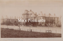 Load image into Gallery viewer, Vintage-style image of a large building with &#39;Mo&#39;s Postcards&#39; text overlay
