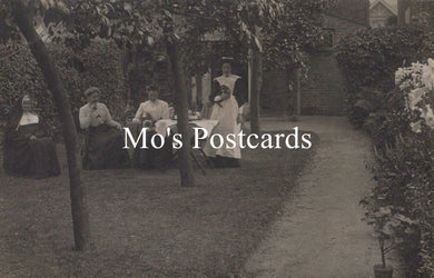Social History Postcard - Garden Tea Party With a Nun  SW19666