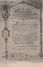 Load image into Gallery viewer, Historical document from the Borough of Wimbledon, England, with decorative elements and text.
