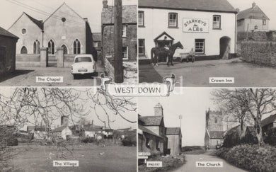 Devon Postcard -  Views of West Down Village  SW20570 