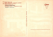 Load image into Gallery viewer, Vintage postcard with text and branding on a beige background
