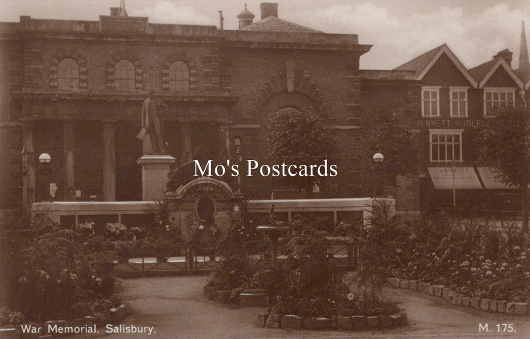 Wiltshire Postcard - War Memorial, Salisbury  SW19257