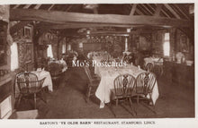 Load image into Gallery viewer, Lincolnshire Postcard - Barton&#39;s &#39;Ye Olde Barn&#39; Restaurant, Stamford SW19277
