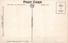 Load image into Gallery viewer, Vintage postcard with airmail routing and &#39;PC&#39; indicator on a beige background
