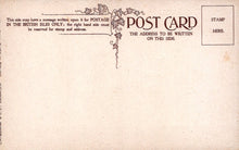 Load image into Gallery viewer, Vintage-style postcard with decorative elements and text on a beige background
