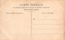 Load image into Gallery viewer, Vintage French postcard with text and address fields on a beige background

